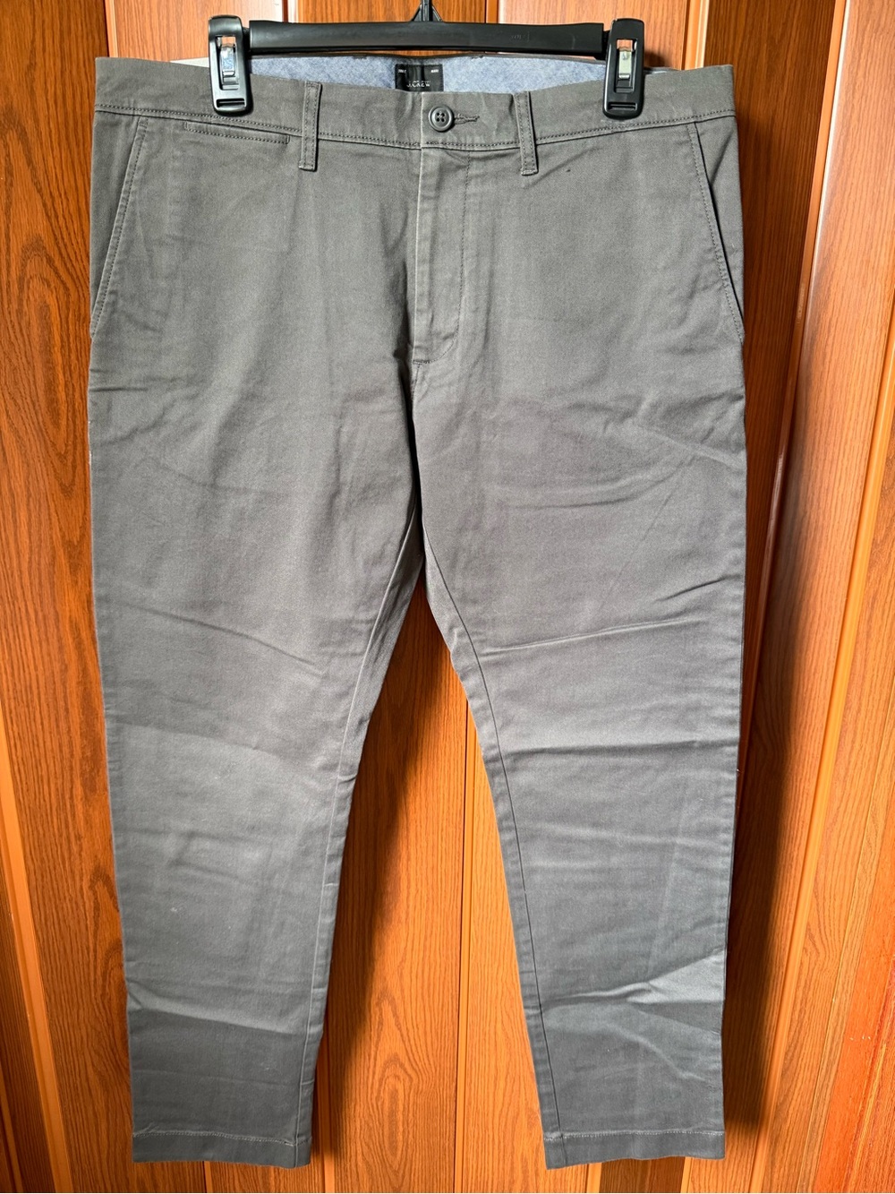 J. Crew Men's Charcoal Gray Chinos